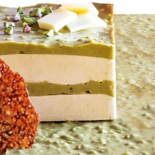 Joycream Pistacho Crock — crema de pistacho con textura crujiente para heladería y pastelería