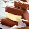 Aplicacion Joycouverture Extra Choc White IRCA 5kg — cobertura de chocolate blanco para helado de palo