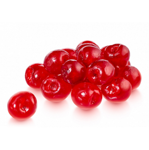 Cesarín Cereza Roja 20-22mm — cereza confitada calibrada para decoración de panadería y pastelería