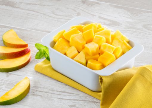 Cesarín TuttaFrutta Mango Dados 9x9 — dados de mango natural para pastelería y heladería