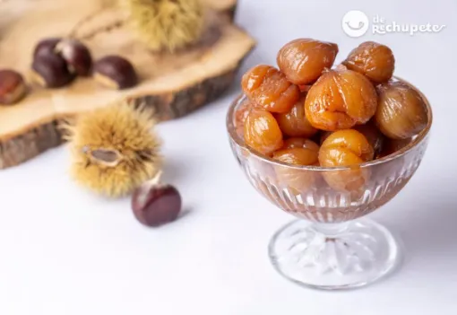 Marrón Glacé Pequeño — castaña confitada y glaseada, dulce gourmet tradicional