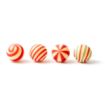 Producto Dobla Candy Ball Assortment — bolas de chocolate rojas para decoración de pastelería