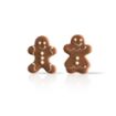 Aplicacion Dobla Pareja Pan de Jengibre — decoración de chocolate navideña para pastelería