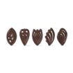 Aplicacion Dobla Surtido Filigranas Chocolate — decoraciones variadas de chocolate para pastelería