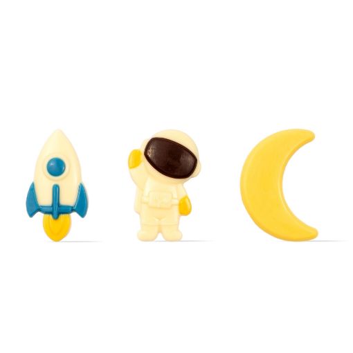 Dobla Surtido Galaxia — decoraciones de chocolate con efecto espacial para pastelería