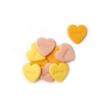 Dobla Corazón con Mensaje — decoración de chocolate romántica para pastelería