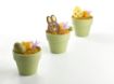 Dobla Zanahorias de Chocolate — decoración temática de chocolate para Pascua y regalos gourmet