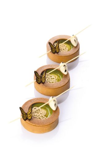 Dobla Mariposa Choco — decoración de chocolate con forma de mariposa para pastelería
