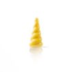 Aplicacion Dobla Cuerno Unicornio Amarillo — decoración comestible temática para pastelería infantil