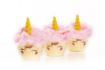 Dobla Cuerno Unicornio Amarillo — decoración comestible temática para pastelería infantil