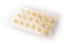 Envase Dobla Surtido Mini Abanico Blanco — decoración de chocolate blanco para pastelería nupcial