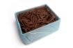 Envase Dobla Viruta de Chocolate Negro Curvada — decoración de chocolate para pasteles y helados