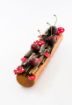 Producto Dobla Viruta de Chocolate Negro Curvada — decoración de chocolate para pasteles y helados
