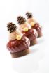 Producto Dobla Viruta de Chocolate Negro Curvada — decoración de chocolate para pasteles y helados