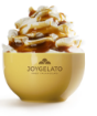 Producto Joytopping Caramelo — sirope topping dorado para decoración de postres, helados y bebidas