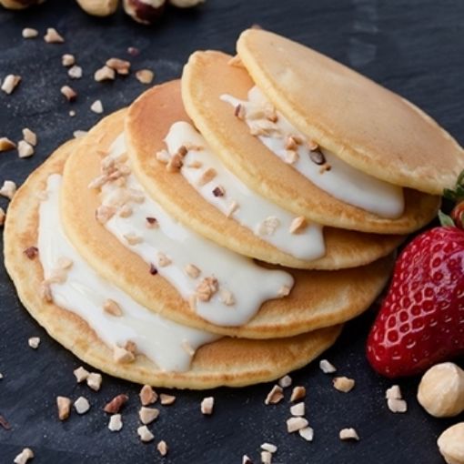 Joytopping Nocciolata Blanca — salsa topping de avellana y chocolate blanco para repostería