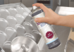 Aplicacion Sepa-Wax 500 Desmoldeante Spray — spray antiadherente alimentario para moldes de panadería y pastelería