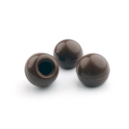 Dobla Truffle Shells Dark — esferas de chocolate negro para rellenar bombones y trufas